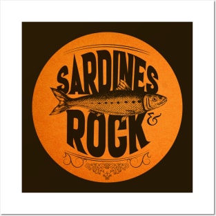 Orange Sardines & Rock Posters and Art